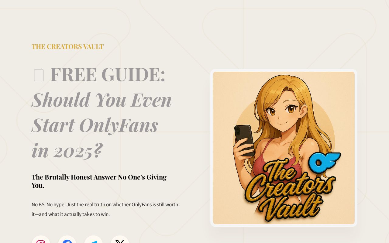 The Creators Vault Free Guide